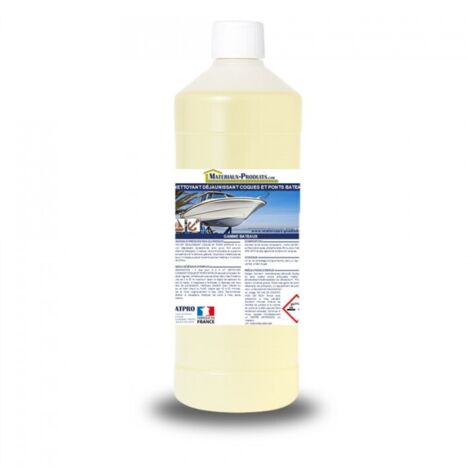 Nettoyant déjaunissant coques et ponts bateaux - 1 L Transparent - MATPRO