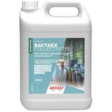 Nettoyant désinfectant surodorant Bactaex poubelles bidon de 5L - AEXALT - ND310