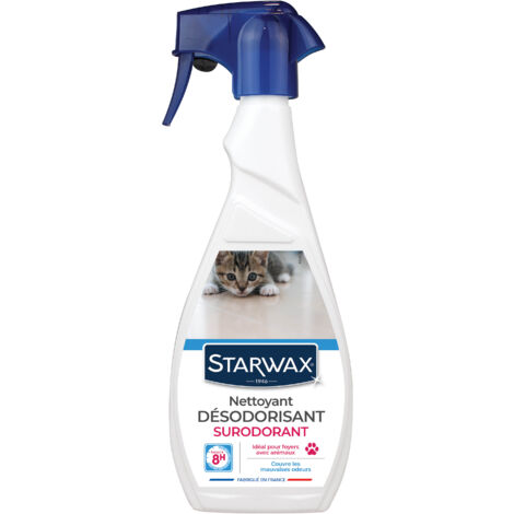 Nettoyant désinfectant surodorant spécial milieu animal 500ml STARWAX