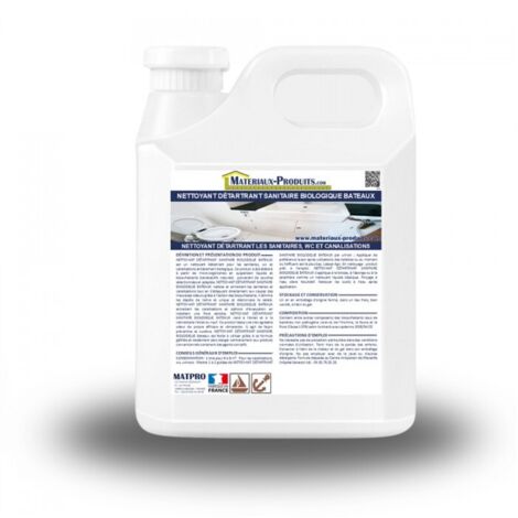 Nettoyant détartrant sanitaire biologique bateaux - 500 ml Bleu clair - MATPRO