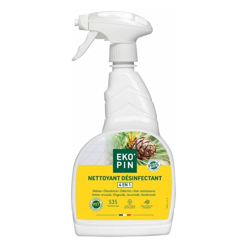 Eko'pin - Nettoyant désinfectant 4 en 1 ekopin 750 ml