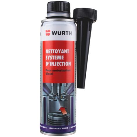 Nettoyant du système d'injection pour voiture au Diesel - Professionnel sans démontage 300ml - Wurth
