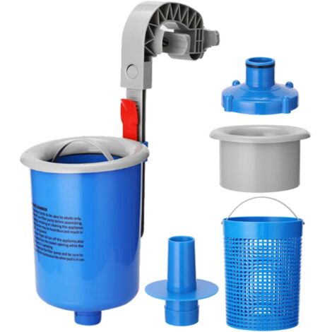 Nettoyant – Écumoire murale automatique  Éliminateur de débris pour piscines à cadre métallique, approvisionnement d'entretien fiable colliers gonflables, outil quotidien les parcs bleu -