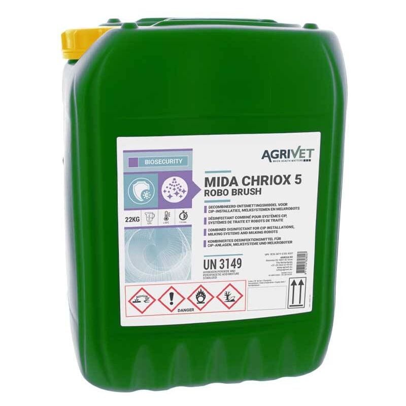 Armosa - Nettoyant et désinfectant pour robot de traite robo brush - 22kg