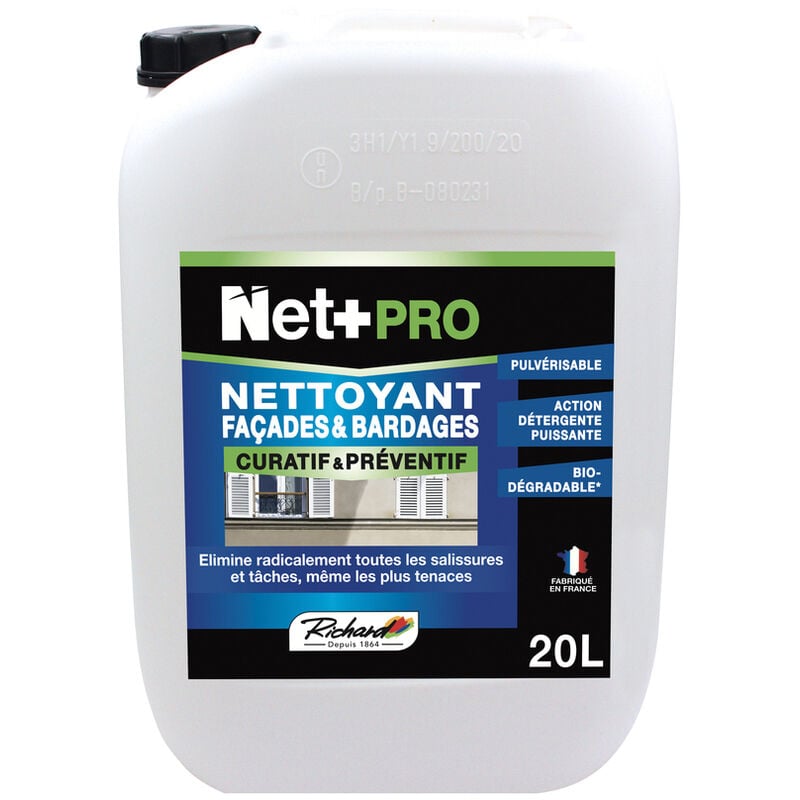 Nettoyant Façades & Bardages Net+Pro 20L