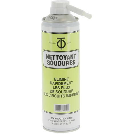 Nettoyant flux soudure de circuits imprimés 400ml net  60395