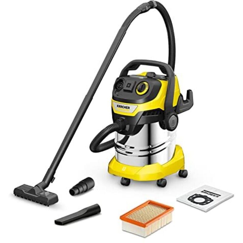 WD 5 HP V-25/5/22, aspirateur eau/poussière jaune/noir