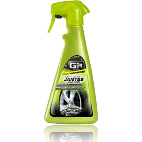 Nettoyant jantes sans acide – Formule Titanium – Élimine graisses et poussières de frein – Pour jantes et enjoliveurs plastiques – Gs27