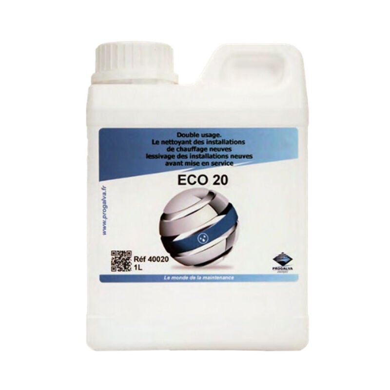 Nettoyant lessiviel installation chauffage eco 20 (bidon 1 litre)