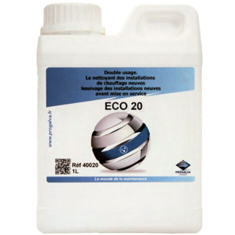 Nettoyant lessiviel installation chauffage ECO 20 (bidon 1 litre)