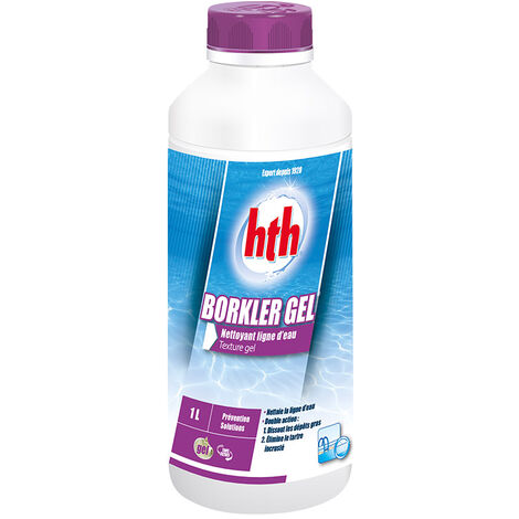 Nettoyant ligne d'eau Borkler gel 1 L - HTH - Multicolore