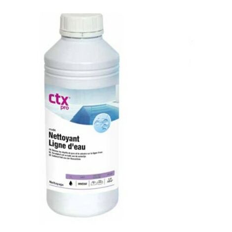 Nettoyant ligne d'eau gel CTX 56 – Élimine calcaire et résidus – 1L – Formule gélatineuse adhérente – Pour piscine