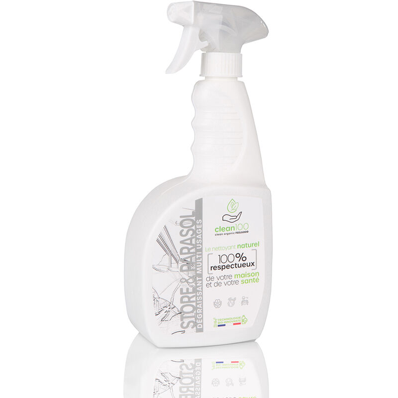 Clean 100 - nettoyant liquide spécial parasol - sprayer - 750ML - Ecologique et Hypoallergénique - Stores, Parasols, Bâches, Tentes, Tissus - X1