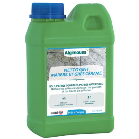 Nettoyant Marbre Et Gres Cerame 1l - Algimouss
