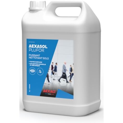 Nettoyant ménager Sol ultra Puissant Aexasol Plufor 5L Aexalt