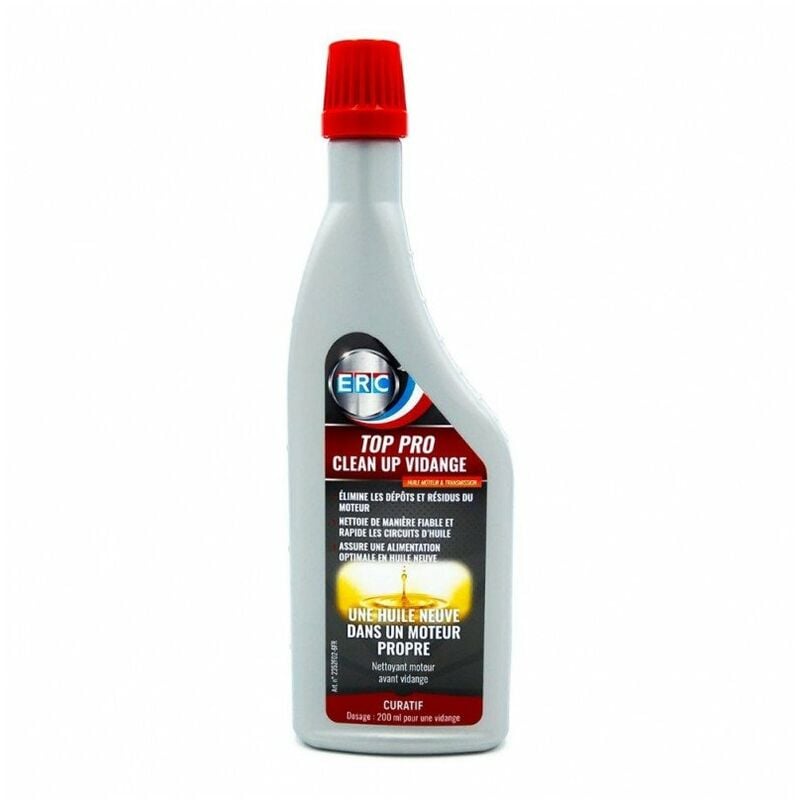 ERC - Nettoyant moteur, avant vidange, Clean Up vidange, 200 ml