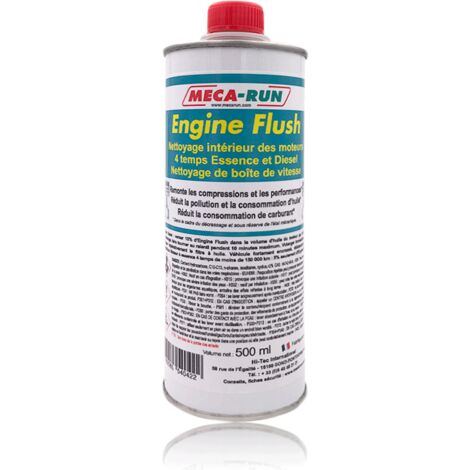 Nettoyant moteur et boîte de vitesse 500ml – Nettoyage double action pour moteurs essence et diesel – Élimine les dépôts et résidus – Mecarun