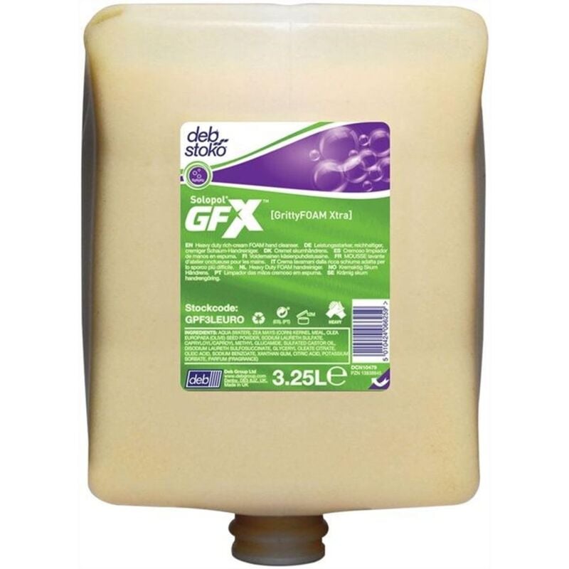 Sc Johnson Mousse nettoyante pour les mains Solopol gfx 3,25 l - GPF3LEURO