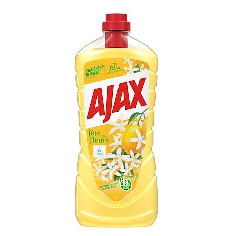 Nettoyant multi-usages Ajax fraîcheur citron - Flacon de 1,25 L
