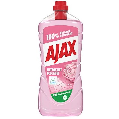 Nettoyant multi-usages Ajax fraîcheur pivoine - Flacon de 1,25 L