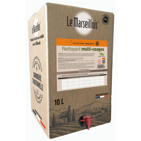 Nettoyant Multi-usages Ecocert Bib 10l - Le Marseillois