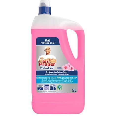 Nettoyant multi-usages Mr Propre Professionnal Fleurs de cerisier - Bidon de 5 L