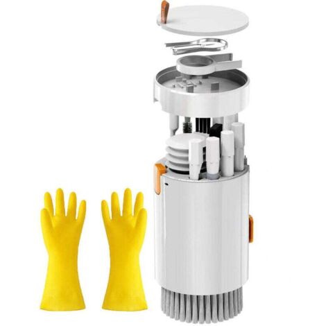 Nettoyant Multifonction Clavier Ordinateur Sans Liquide Blanc Avec Gants Latex Épaissis