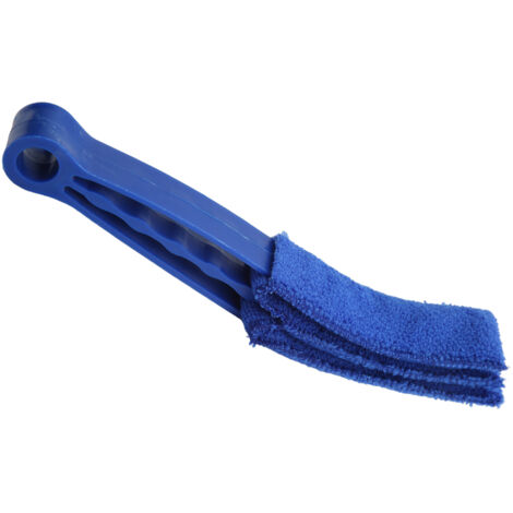 Nettoyant Multifonction pour Bouches d'Aération Auto, Chiffon Microfibre pour Vitres, Stores et Vents Bleu