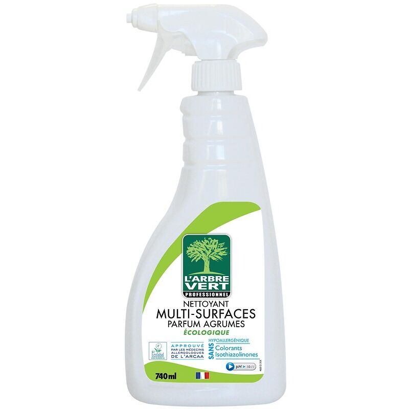 Nettoyant multiusages parfum agrume, 750 ml Arbre Vert