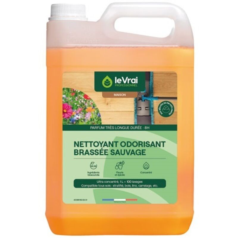 LE VRAI PROFESSIONNEL - Nettoyant odorisant brassée sauvage 5 L