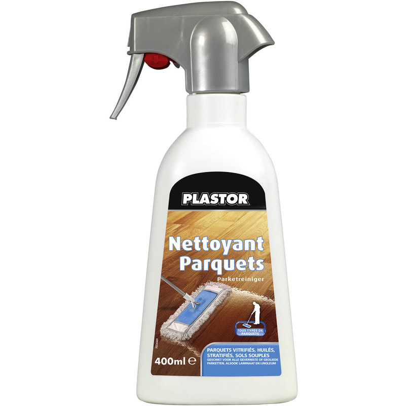 Plastor - Nettoyant parquet 0.4L : pour usage quotidien sur tous types de parquets