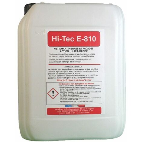 Nettoyant pierre et façade E810 HI TEC