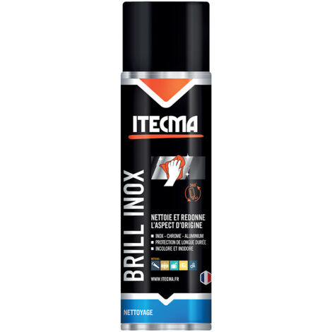 Nettoyant polish alimentaires pour inox Brill Inox bouteille de 1 litre - ITW SPRAYTEC ITECMA