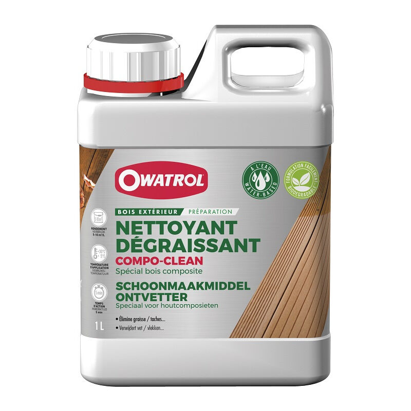 Owatrol - Nettoyant dégraissant spécial composites compo-clean 15 litres