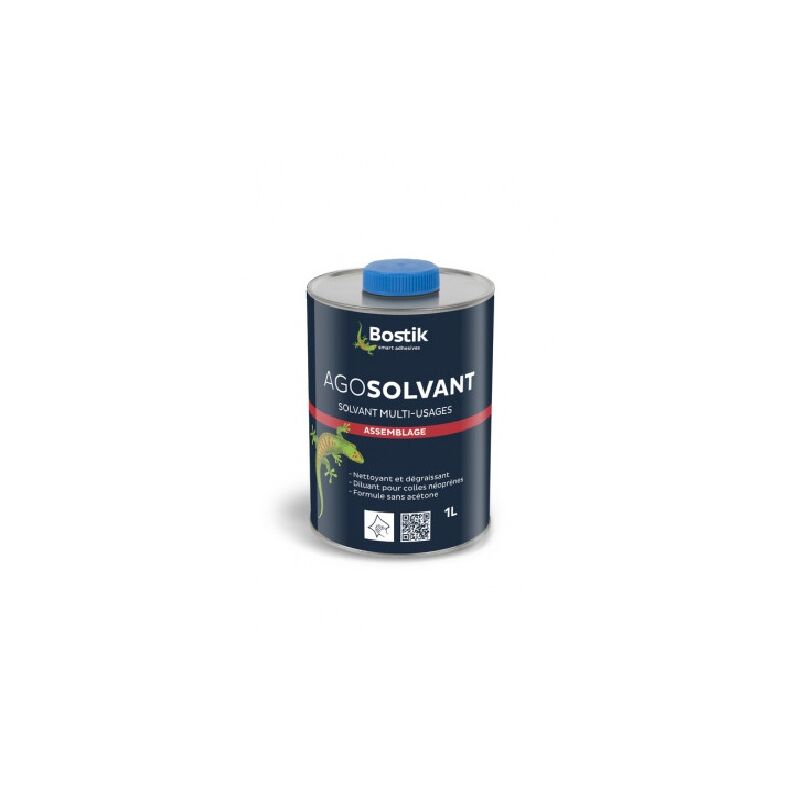 Bostik - Solvant Agosolvant boîte 1L 30511310 - Noir