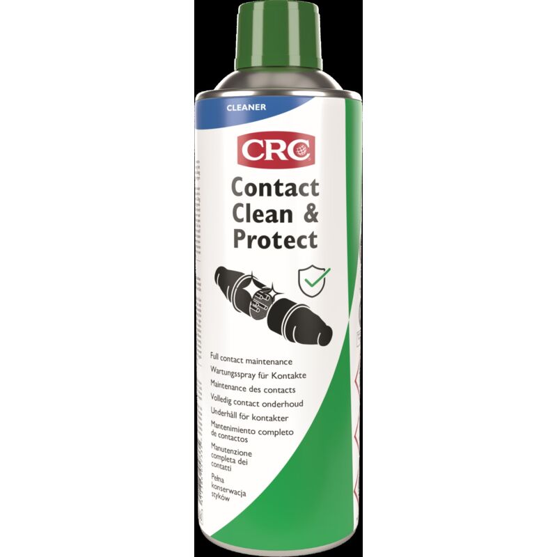 Nettoyant pour contacts électriques CRC Contact Clean & Protect, Aérosol 500 ml pour Contacts électriques ( Prix pour 1 )