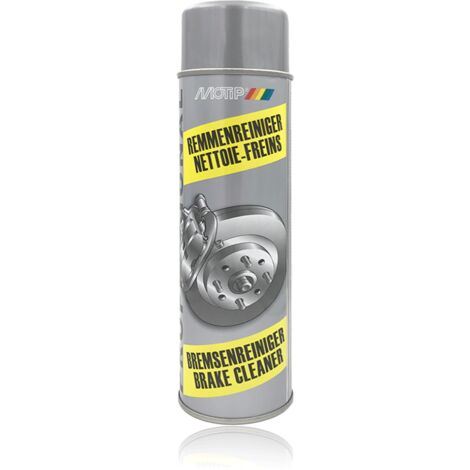 Nettoyant freins professionnel 500ml – Pénétration profonde – Élimine poussière, huile et saleté – Non corrosif et non conducteur – Motip