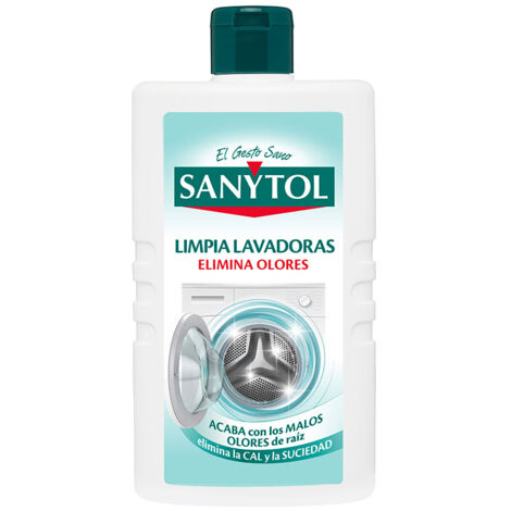 Nettoyant pour lave-linge 250 ml – Élimine calcaire et odeurs – Formule spéciale pour performances optimales – Préserve l'hygiène – Sanytol