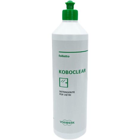 Nettoyant pour vitres Koboclear 750ml – Résultat éclatant sans traces – Compatible avec gant microfibres GC100 et raclette – Vorwerk