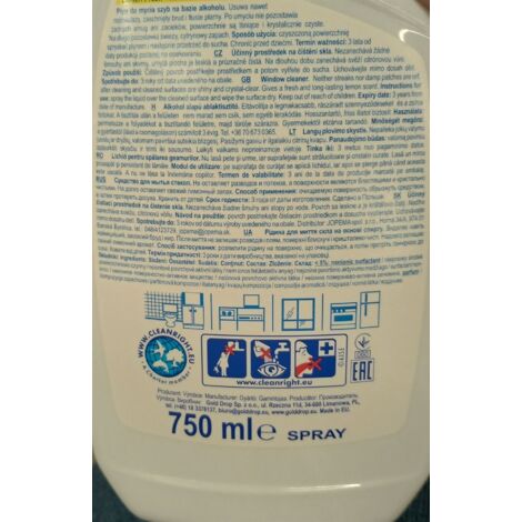 Nettoyant pour vitres Window Plus 750 ml