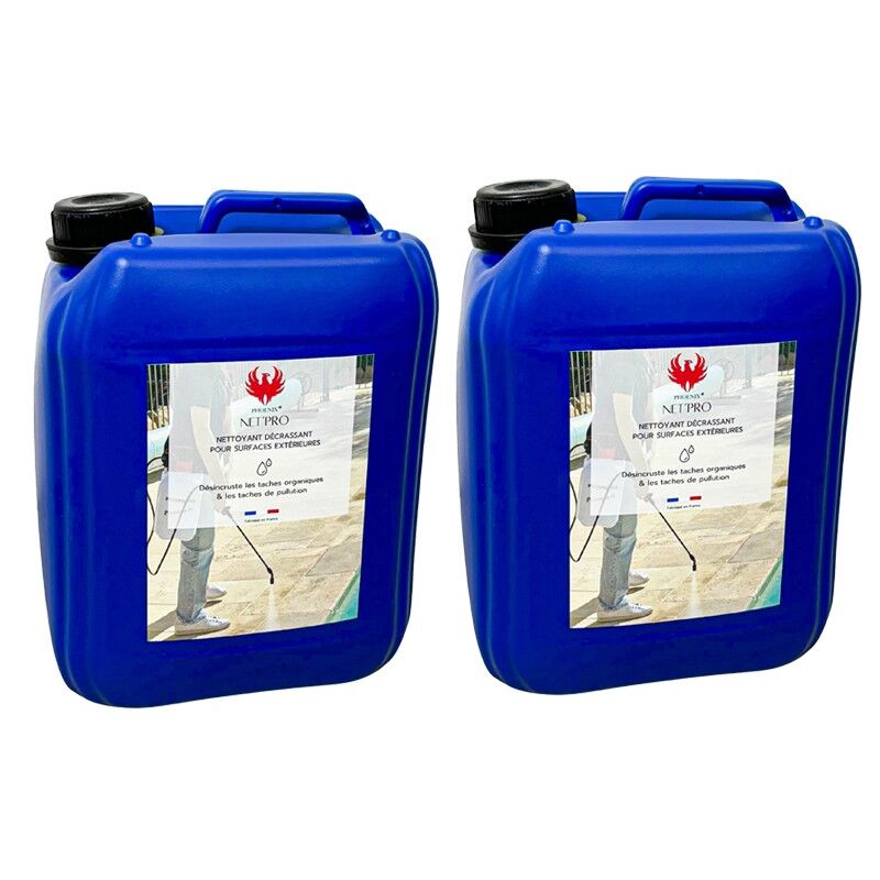 Nettoyant prêt à l'emploi toitures, façades, terrasses net'pro 10 l