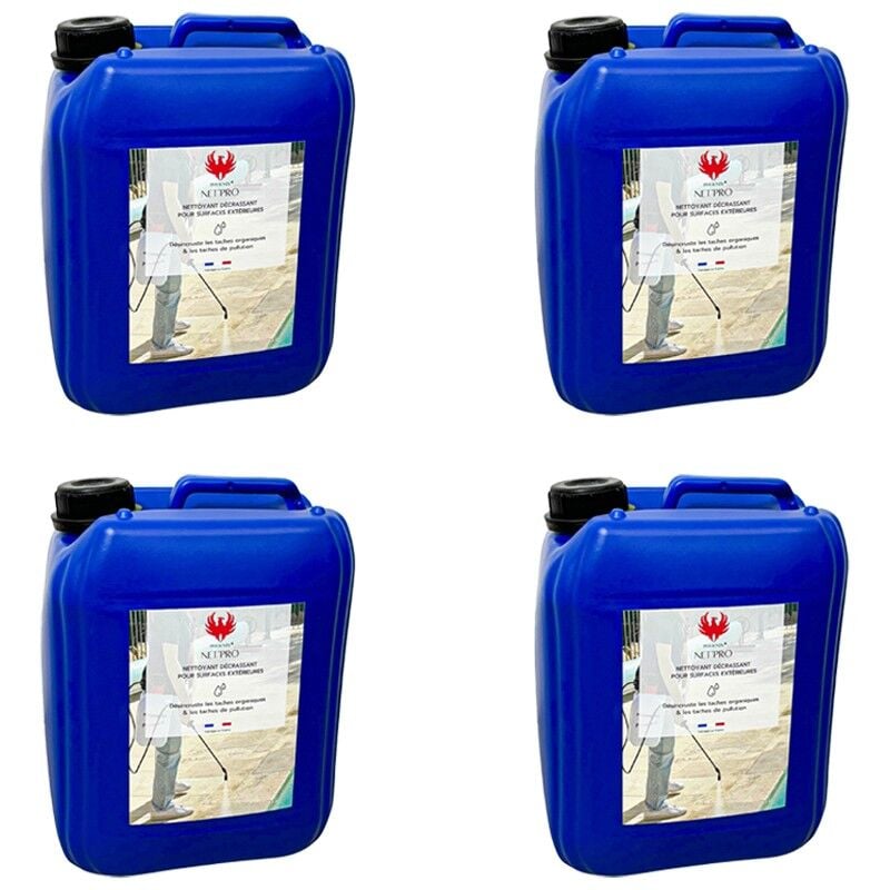 Nettoyant prêt à l'emploi toitures, façades, terrasses net'pro 20 l