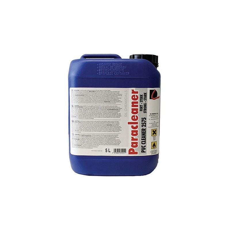 Nettoyant pvc Cleaner 2575 Strong Dl Chemicals Fort - Bidon 5 litres - 1500013N000353
