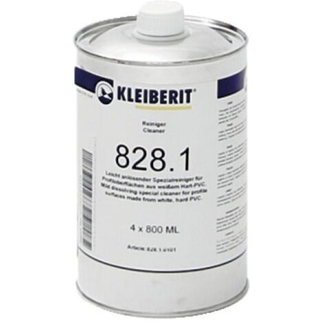 Nettoyant PVC K10 élimination des souillures et préparation des surfaces au collage. bidon de 4.5 kg - KLEIBERIT