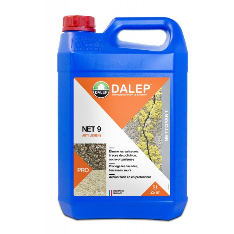Dalep - net 9 - Nettoyant rapide ultra puissant 5L