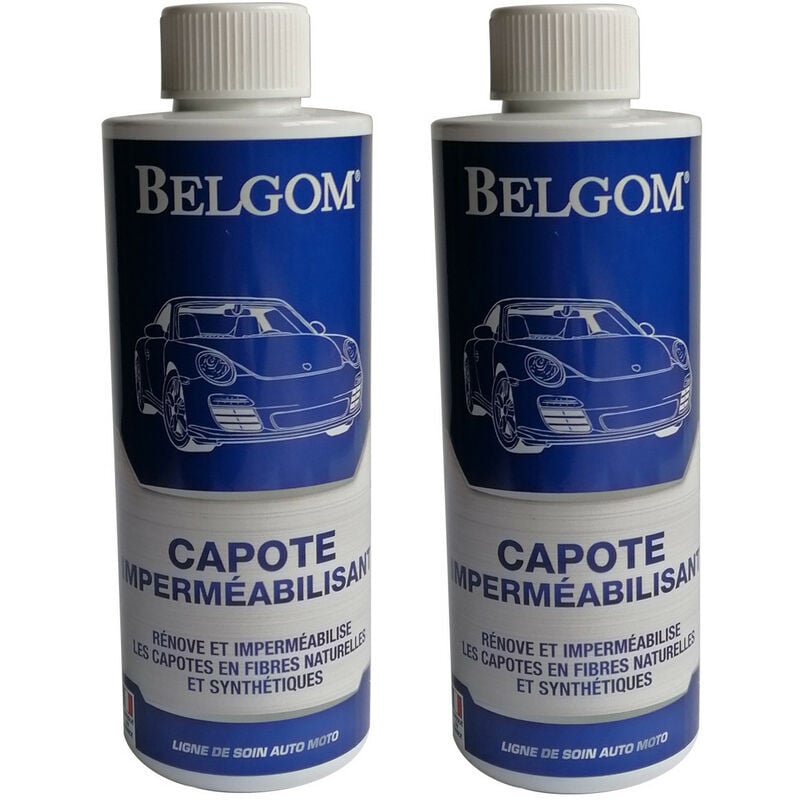 Belgom - Nettoyant renovateur de capotes 500ml incolore impermeabilisant