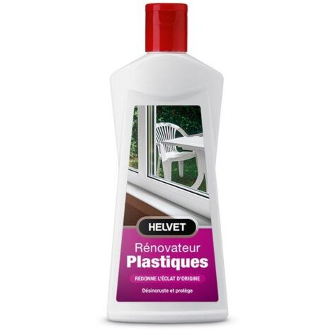 Nettoyant rénovateur plastique 0.25 L – Efficace sur surfaces plastiques – Pour cuisine, salle de bains, atelier – Fabrication belge – Helvet