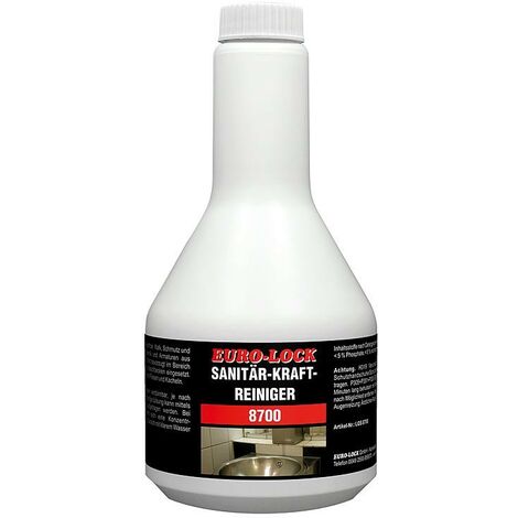 Nettoyant sanitaire puissant (hautement actif) EURO-LOCK LOS 8700, bouteille 500 ml