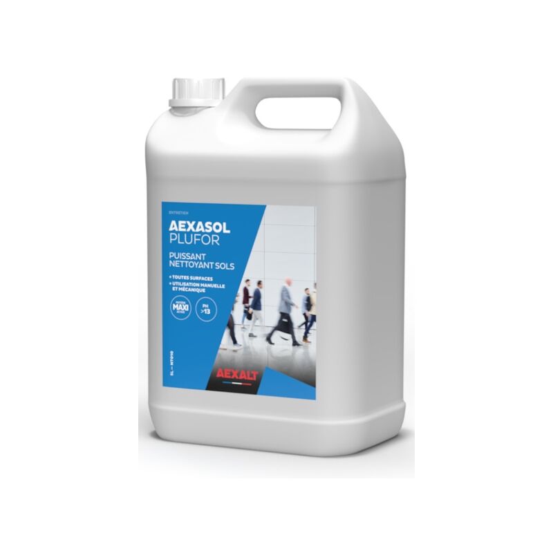 Nettoyant ménager puissant aexasol plufor - 5 l - parfum floral - aexalt