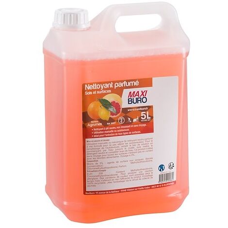 Nettoyant sols et surfaces 5 L parfum agrumes - Maxiburo